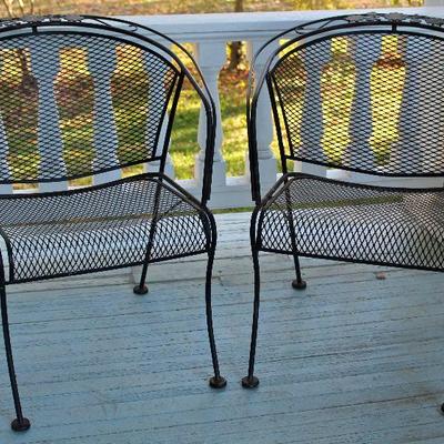 metal patio/porch chairs