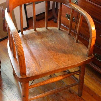 sturdy oak chair