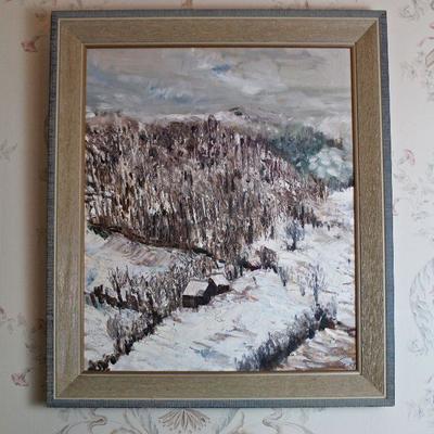 landscape from the collection of original paintings in the home