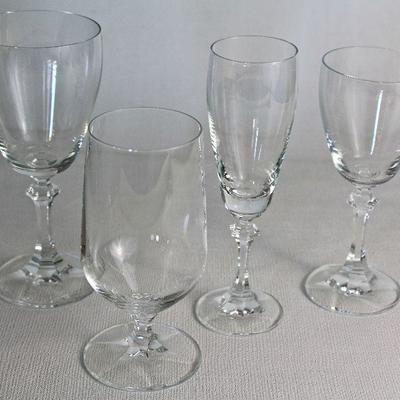 collection of contemporary stemware + 