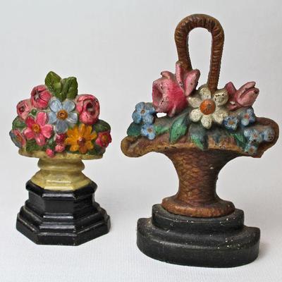 painted cast iron door stops