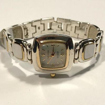 Ecclissi Sterling Silver 925 Mother of Pearl Watch 