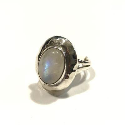 Dominique Dinouart Sterling Silver Moonstone Ring