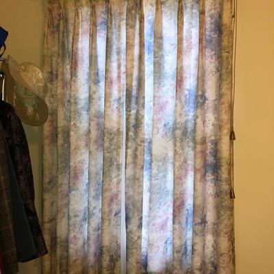 2 Window sets - curtains, sheers, rod
$8 each