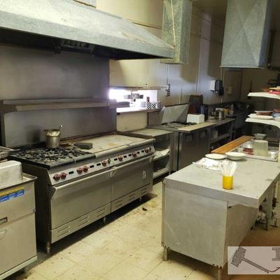 5100: Deep Fryer, Stove/Griddle, Stainless Steel Prep Stations, and More
Wolf Stove/Griddle measures approximately 58