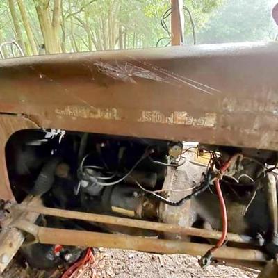 Tractor with implement