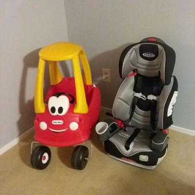 Little Tikes Car and Graco Nautilus Car Seat