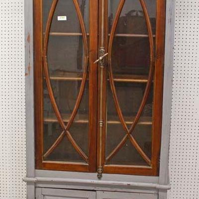  Antique Style 2 Piece Distressed Decorated Display Cabinet

Auction Estimate $200-$400 â€“ Located Inside 