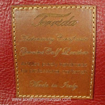  â€œTerridaâ€ Red Leather Luxury travel Bag with Tags Made in Italy

Auction Estimate $100-$300 â€“ Located Glassware 