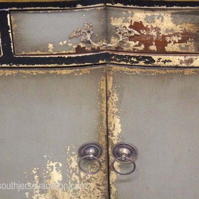  Antique Style Paint Distressed 3 Drawer 2 Door Buffet

Auction Estimate $200-$400 – Located Inside 