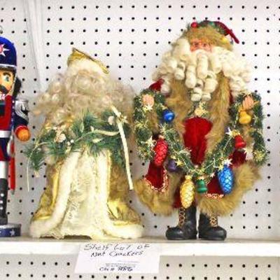  Shelf Lot of Holiday Nut Crackers

Auction Estimate $20-$100 â€“ Located Glassware 