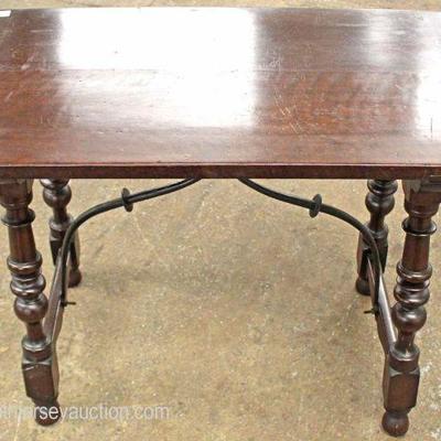  Mahogany Stretcher Base Table

Auction Estimate $50-$100 â€“ Located Inside 