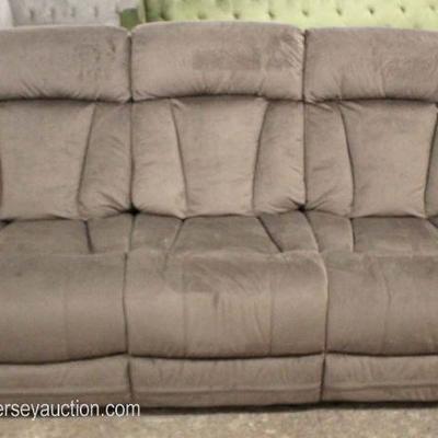  NEW â€œGlobal United Furniture Enterprisesâ€ Contemporary Grey Sofa with Recliner Sides

Auction Estimate $300-$600 â€“ Located Inside 