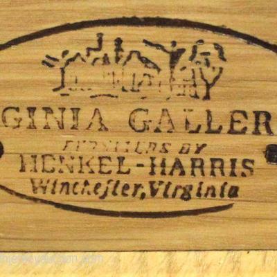  SOLID Mahogany â€œHenkel Harris Virginia Galleriesâ€ 3 Part Shell Carved Queen Anne High Boy

Auction Estimate $1000-$2000 â€“ Located...