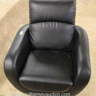  Modern Design Leather Swivel Club Chair

Auction Estimate $200-$400 â€“ Located Inside 