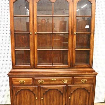  Mahogany â€œStatton Furnitureâ€ 2 Piece China Cabinet

Auction Estimate $100-$300 â€“ Located Inside 
