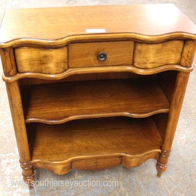  Contemporary Country French Style One Drawer 2 Shelf with Star Inlay Console

Auction Estimate $100-$200 â€“ Located Inside 