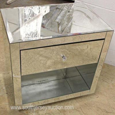  NEW Hollywood Mirrored Style One Drawer Night Stand

Auction Estimate $50-$100 â€“ Located Inside 