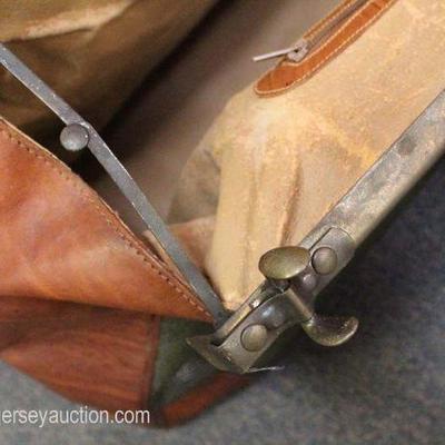  â€œBorchiaâ€ Leather Made in Italy Duffle Bag with Metal Hardware

Auction Estimate $100-$300 â€“ Located Glassware 