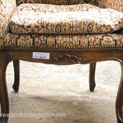  French Style Upholstered Arm Chair

Auction Estimate $100-300 â€“ Located Inside 