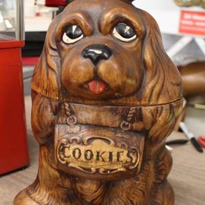  Adorable Ceramic Dog Cookie Jar or Puppy Treat Jar

Auction Estimate $5-$10 â€“ Located Glassware 