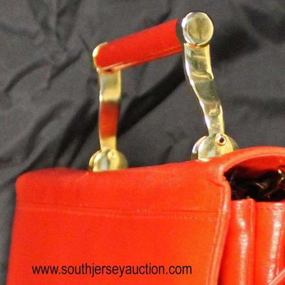  â€œCharles Jourdanâ€ Paris Red Leather Purse Made in France with Dust Bag

Auction Estimate $100-$300 â€“ Located Glassware 