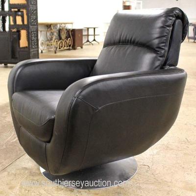 Modern Design Leather Swivel Club Chair

Auction Estimate $200-$400 â€“ Located Inside 
