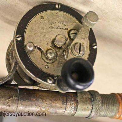  VINTAGE Fishing Pole with â€œPennell Trade Markâ€ Reel

Auction Estimate $20-$100 â€“ Located Glassware 