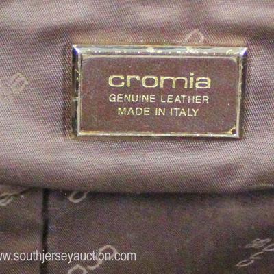  IMG_8460 auction IMG_8459 auction

â€œCromiaâ€ Genuine Leather Purse Made in Italy

Auction Estimate $100-$300 â€“ Located Glassware 