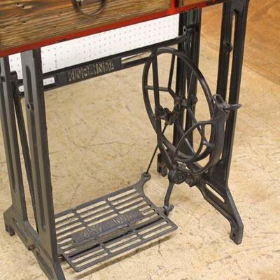  â€“ Very Cool â€“

Antique Style Treadle Base 4 Drawer Credenza

Auction Estimate $200-$400 â€“ Located Inside 