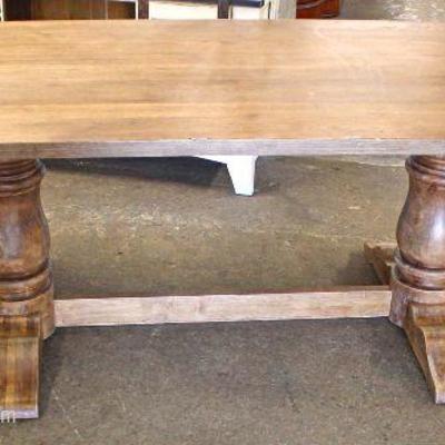  NEW “Best Master Furniture” Country Style

88” x 40” Dining Room Natural Finish Table

Auction Estimate $200-$400 – Located Inside 