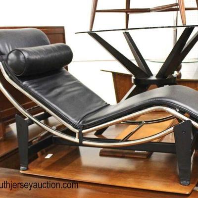 Adjustable NEW Modern Design Black Leather Lounge Chair  Auction Estimate $200-$400 â€“ Located Inside 