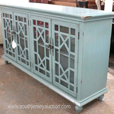  NEW Shabby Chic Style Decorated Contemporary 4 Door Credenza with Tags

Auction Estimate $200-$400 â€“ Located Inside 