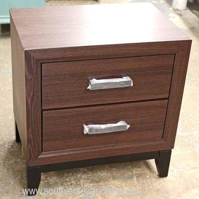  NEW Contemporary Mahogany Finish 2 Drawer Night Stand

Auction Estimate $100-$200 â€“ Located Inside 