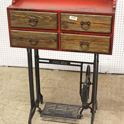  – Very Cool –

Antique Style Treadle Base 4 Drawer Credenza

Auction Estimate $200-$400 – Located Inside 
