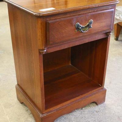  SOLID Cherry One Drawer Night Stand

Auction Estimate $50-$100 â€“ Located Inside 