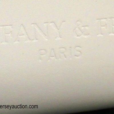  â€œTiffany & Fredâ€ Paris White Leather Purse Made in France

Auction Estimate $100-$300 â€“ Located Glassware 