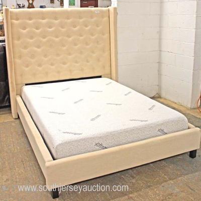 Like New Contemporary Modern Design Upholstered

Button Tufted Full Size Bed with Bamboo Mattress and Rails

Auction Estimate $200-$400...