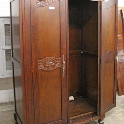  NEW French Style Mahogany Carved 2 Door Panel Sides Wardrobe Chifferobe

Auction Estimate $200-$400 â€“ Located Inside 