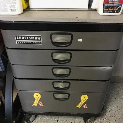 Craftsman tool chest filled with hand tools  all $75