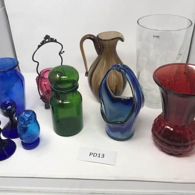 Colored Glassware Abound