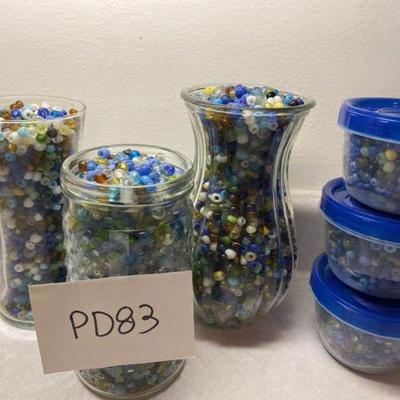 Lots of Round Glass Beads
