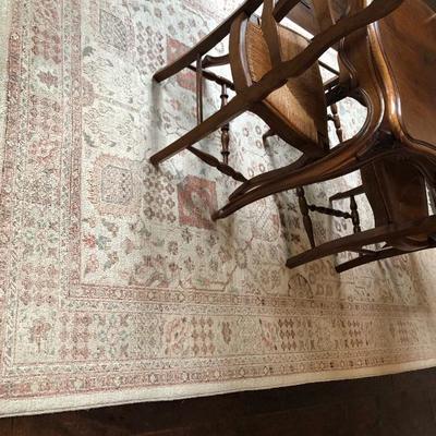 Handwoven rug 8 t by 11