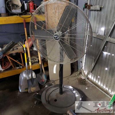 5222: Large Hampton Bay Fan
Large electric fan stands approx 5' tall.