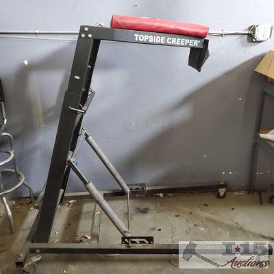 4994: ATD Topside Creeper
ATD Topside Creeper measures approx 18"x55"x51" not fully extended