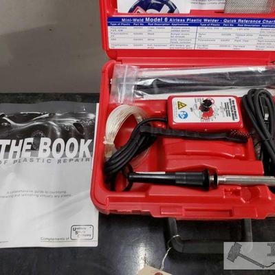 4202: MAC Tools Mini-Weld Model 6 Airless Plastic Welder
MAC Tools Mini-Weld Model 6 Airless Plastic Welder. The Book of plastic repair...