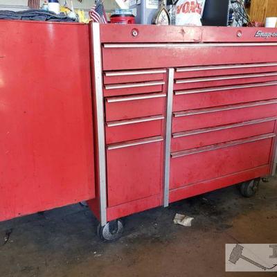 505: Snap-on Tool Box with Side Box
Includes everything inside. Model KR-661 Measures approximately 44