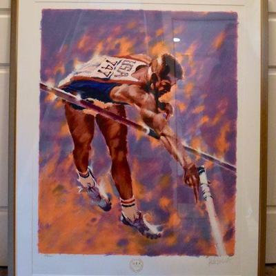 "High Flyer" limited edition signed serigraph by Aldo Luongo