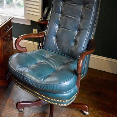 Hancock & Moore leather desk chair