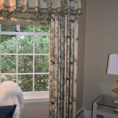 Curtains and valance